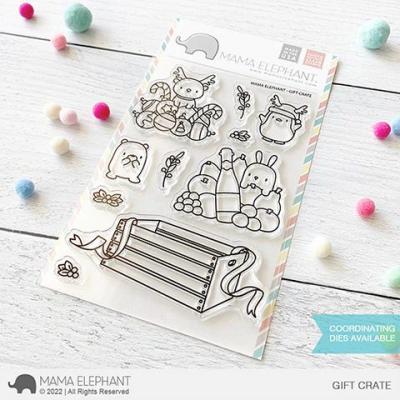 Mama Elephant Clear Stamps - Gift Crate